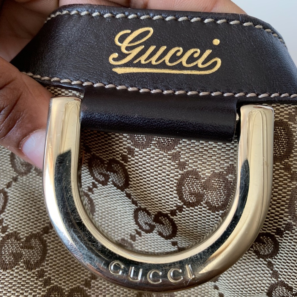 Gucci Large Monogram Canvas Hobo bag - Picture 6 of 8